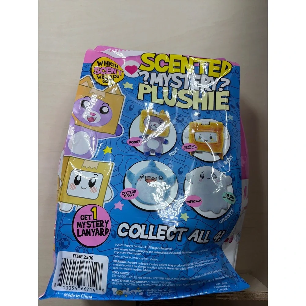 LankyBox Series 1 Scented Mystery Plushie Blind Bag with Mystery Lanyard New